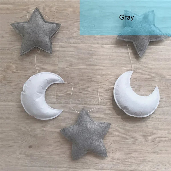 Nordic Felt Fabric Star Garland