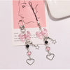 Y2K Bow Star Heart Keychain