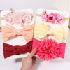 3Pcs Cable Knit Baby Headbands Set