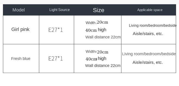 Nordic Crystal Unicorn Wall Lamp