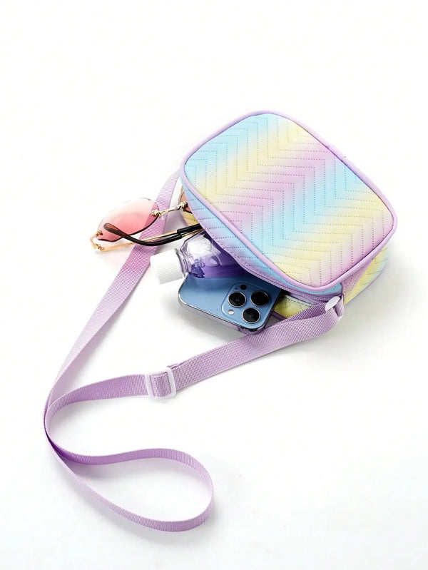 Girls Ombre Quilted PU Bag