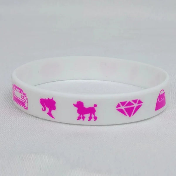Barbie Peach Pink Princess Bracelet