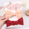 3Pcs Cable Knit Baby Headbands Set