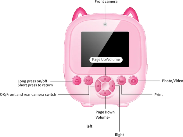 Children Digital Camera Instant Print