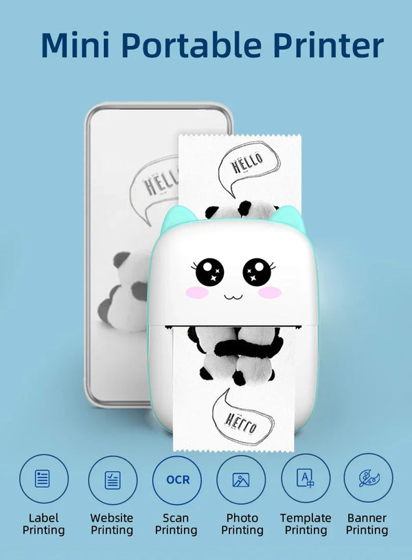 Mini Cat Print Bluetooth Printer