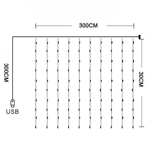Curtain Garland Lights