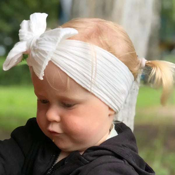 Soft Stretchy Baby Bow Headband