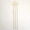 Solid Wood Cloud Hairpin Storage