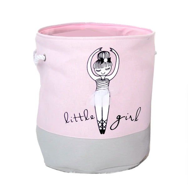 Pink Foldable Laundry Basket