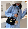 Cute Small Canvas Bag with Pendant