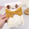 3Pcs Cable Knit Baby Headbands Set