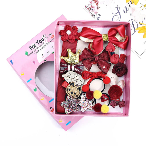 18Pcs Cute Baby Hair Accessories