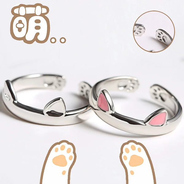 Stylish Cat Ear Finger Ring