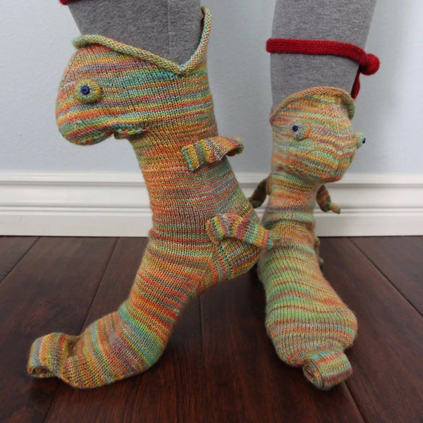Knit Crocodile Winter Warm Socks