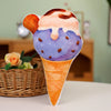Realistic Ice Cream Plush Pillow