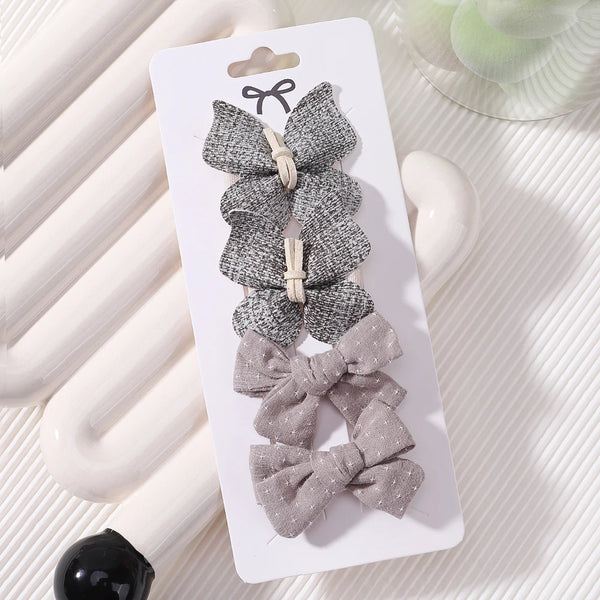 4pcs/set Cute Handmade Butterfly Hair Clips