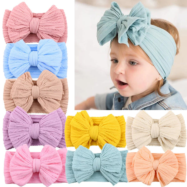 Soft Stretchy Baby Bow Headband