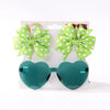 3Pcs Kids Hair Clips & Sunglasses Set