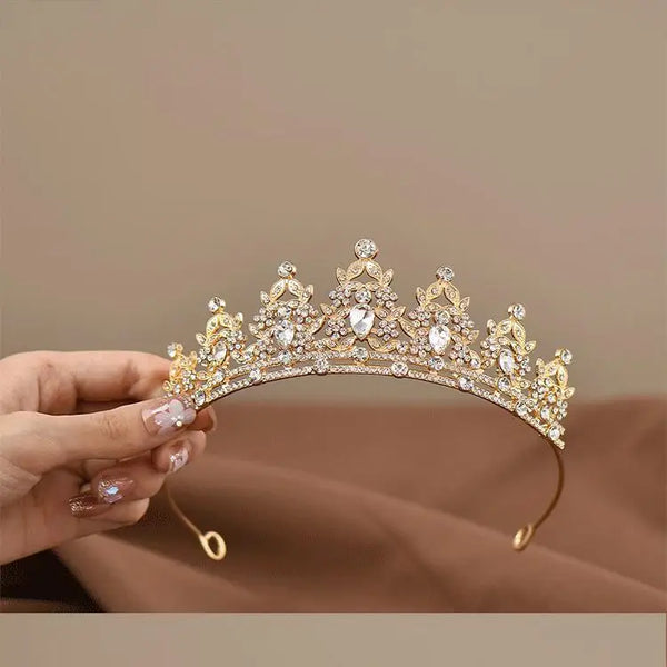 Elegant Rhinestone Princess Crown