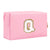 Preppy Chenille Letter Makeup Bag