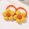 2Pcs Flower Bow Kids Hair Ties