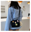 Cute Small Canvas Bag with Pendant