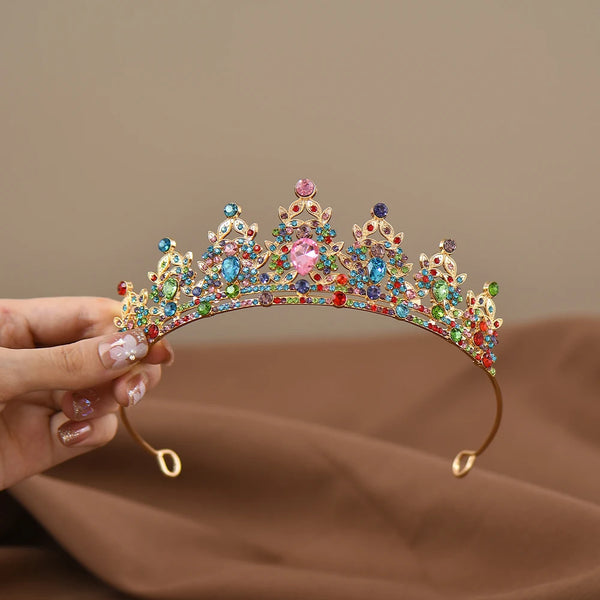 Elegant Rhinestone Princess Crown