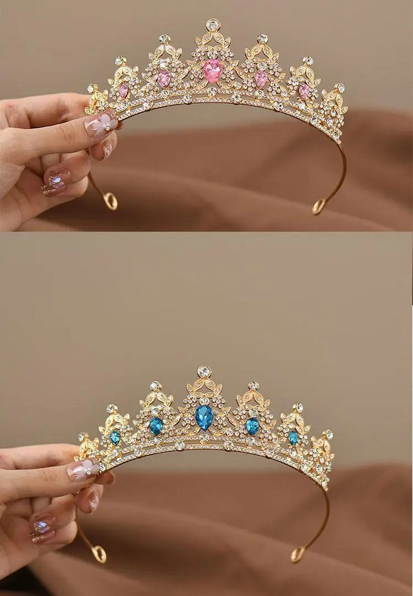 Elegant Rhinestone Princess Crown