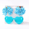 3Pcs Kids Hair Clips & Sunglasses Set