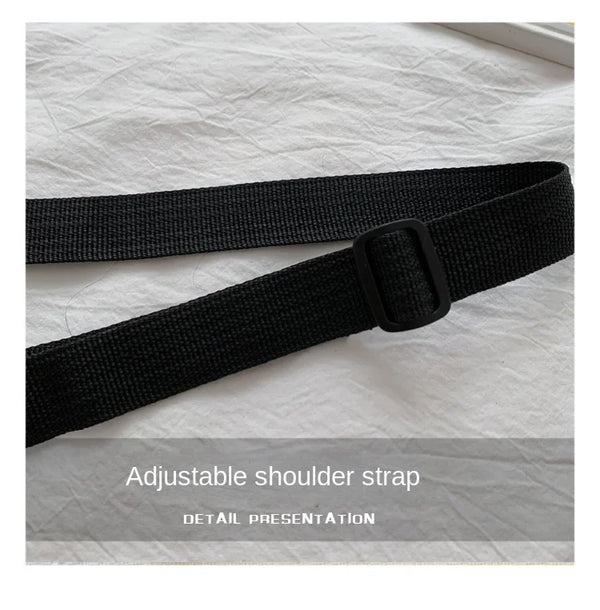 Cute Small Canvas Bag with Pendant