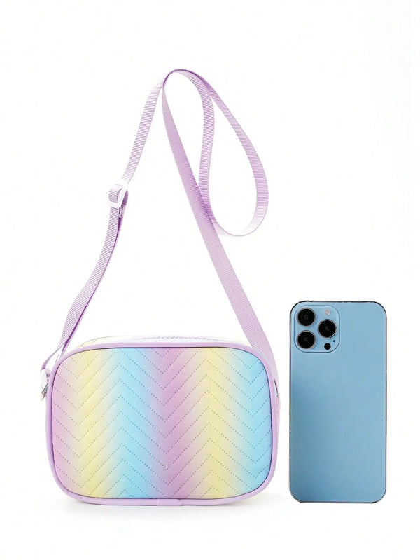 Girls Ombre Quilted PU Bag