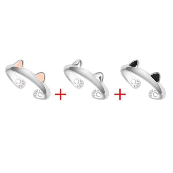Stylish Cat Ear Finger Ring