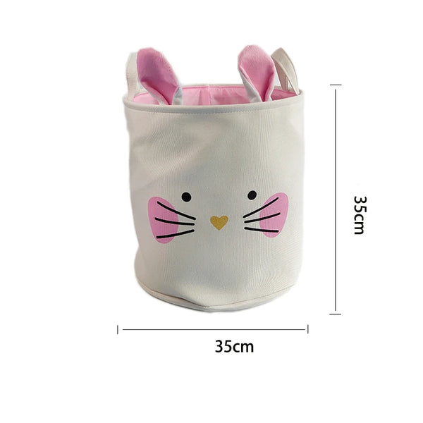 Pink Foldable Laundry Basket