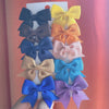 Cute Solid Ribbon Bow Hair Clips