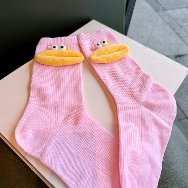 Cute Cartoon Big Eyes Socks
