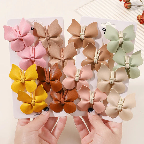 4pcs/set Cute Handmade Butterfly Hair Clips
