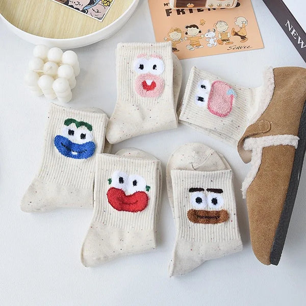 Cute Funny Cartoon Tube Socks