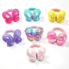 2Pcs Flower Bow Kids Hair Ties