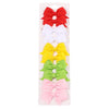 Cute Solid Ribbon Bow Hair Clips
