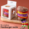 Funny Hamburger Crew Socks