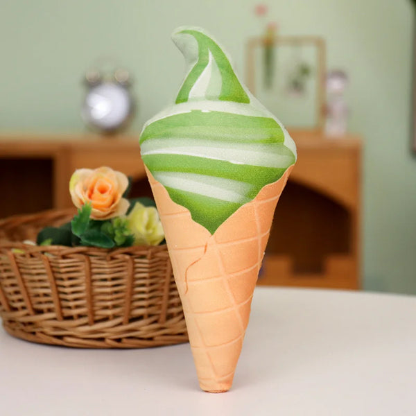 Realistic Ice Cream Plush Pillow