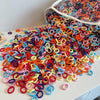 50Pcs Colorful Elastic Hair Ties