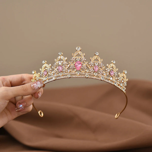 Elegant Rhinestone Princess Crown