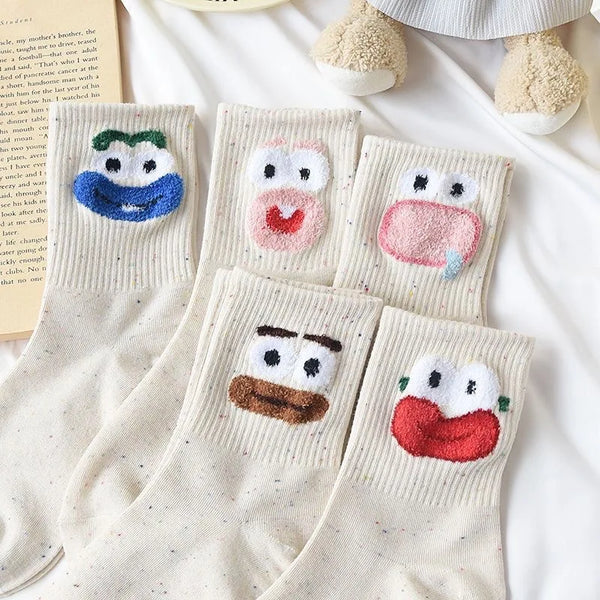 Cute Funny Cartoon Tube Socks