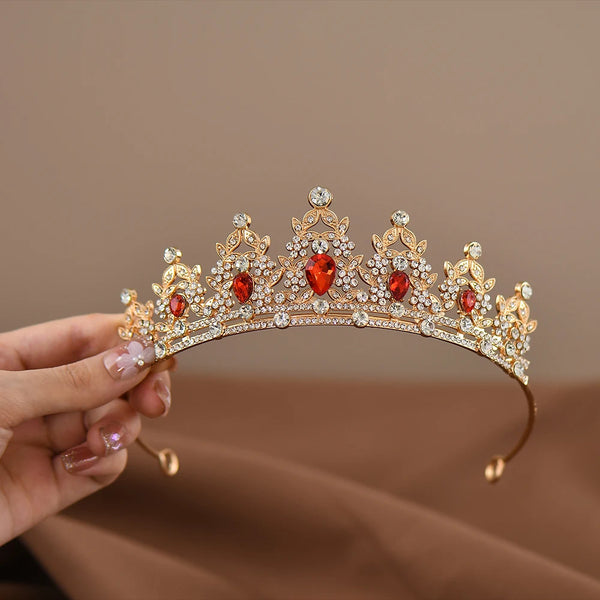 Elegant Rhinestone Princess Crown