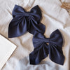 5Pcs Elegant Satin Bow Hair Clips