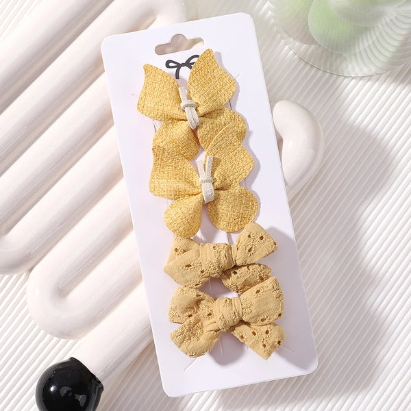 4pcs/set Cute Handmade Butterfly Hair Clips