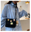 Cute Small Canvas Bag with Pendant