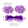 3Pcs Kids Hair Clips & Sunglasses Set