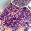 50Pcs Colorful Elastic Hair Ties